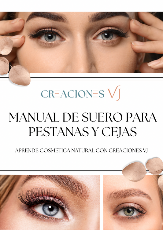 Manual de suero para pestañas y cejas