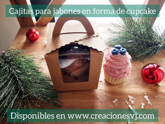Cajas para cupcakes 6 pcs